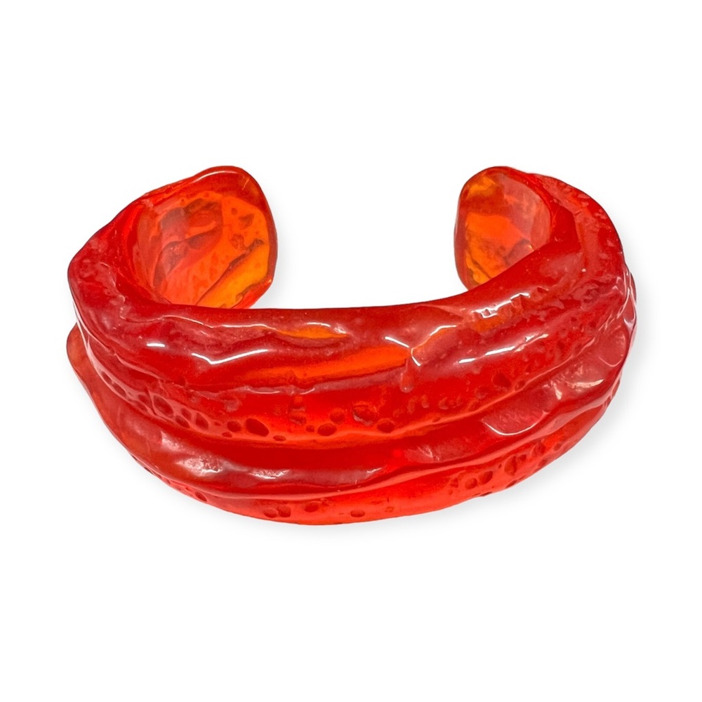 Vintage Lucite Bangle Bracelet Cuff